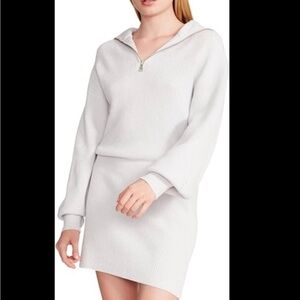 Steve Madden Zip-Up Sweater Dress